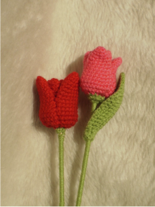 Patron tulipan a crochet