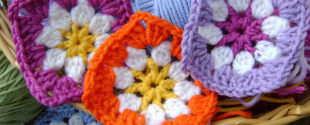 Cuadrado Margarita – Patrón a crochet